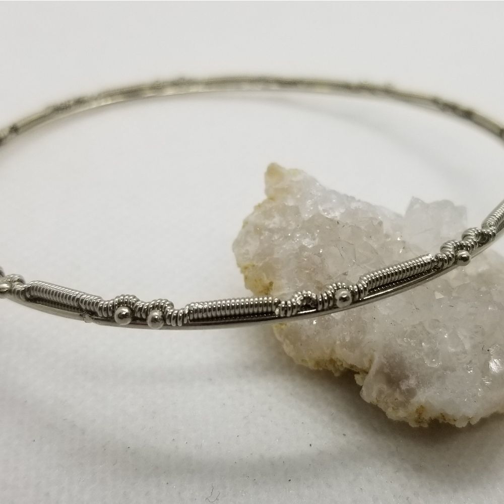 Princess and the dot‎ silver bracelet